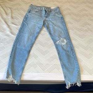 NWT - American Eagle Stretch, 90s Skinny, Faded Light Blue Jeans